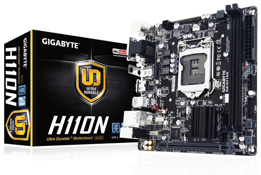 GIGABYTE GA-H110N motherboard Intel® H110 mini ITX