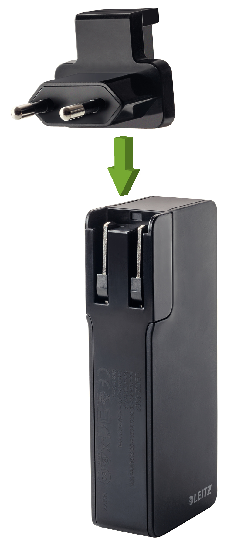 Leitz Complete USB Travel Wall Charger and Power Bank 3000 – image 2