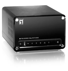 LevelOne FNS-5000B NAS/storage server Black