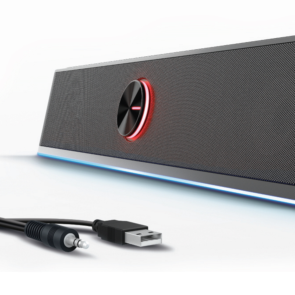 Ewent EW3525 soundbar speaker Black 2.0 channels – image 3