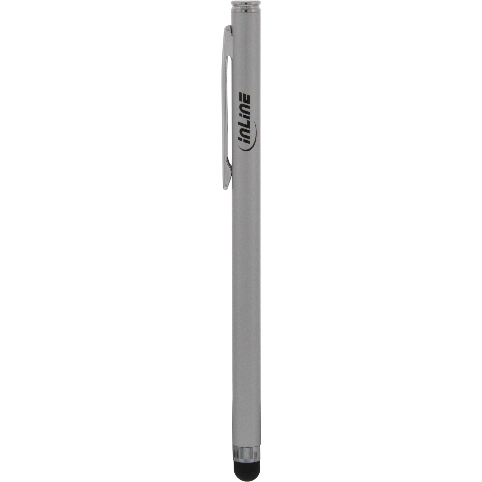 InLine Stylus, Pen for Touchscreens of Smartphone & Tablet, silver – image 2
