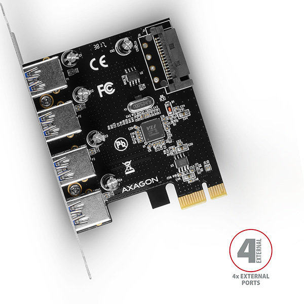Axagon PCEU-430VL interface cards/adapter Internal USB 3.2 Gen 1 (3.1 Gen 1) – image 3