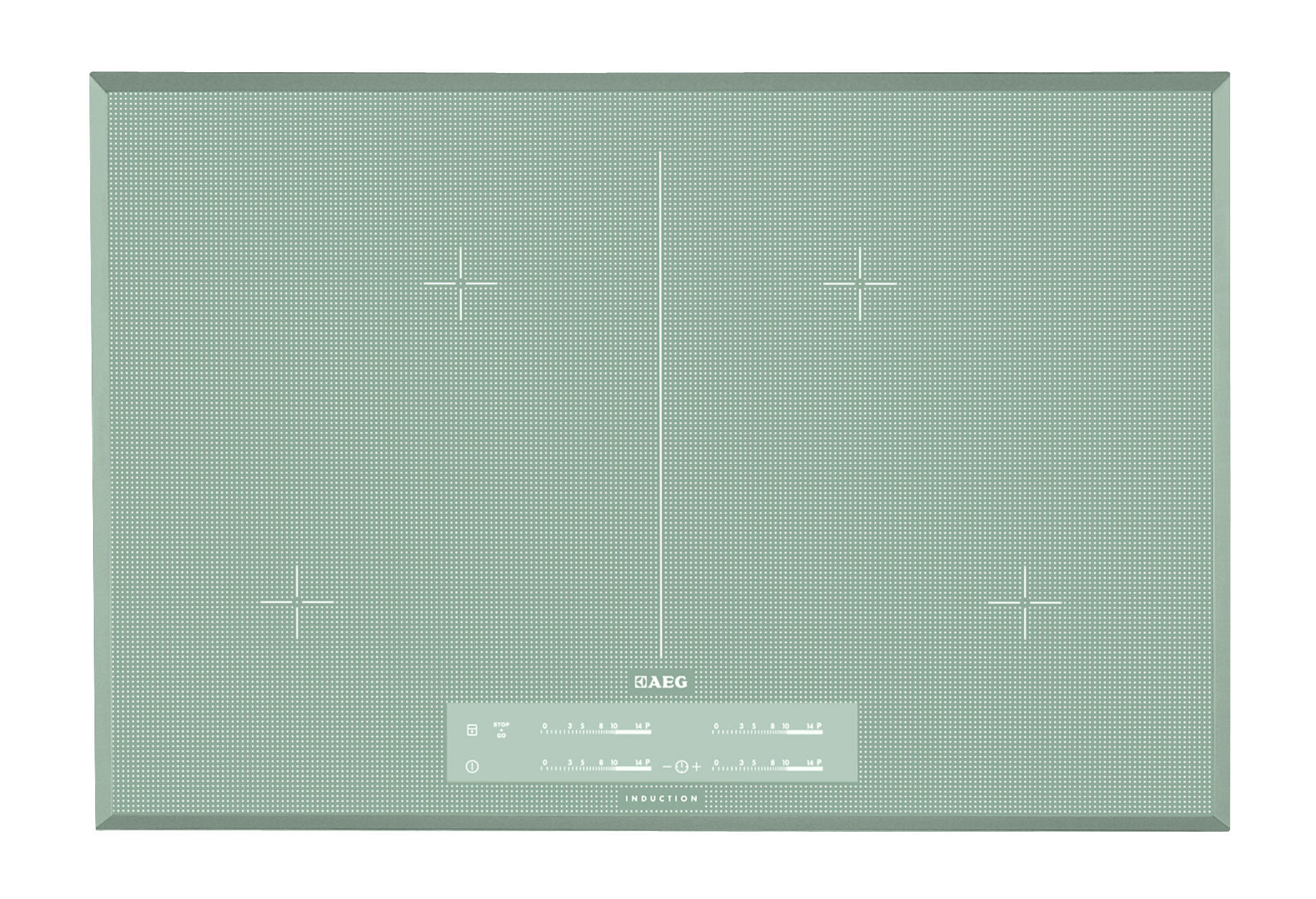 AEG HK854400FS Silver Built-in Zone induction hob 4 zone(s) – image 1