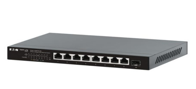 EATON 8-Port 2.5Gbps Desktop Gigabit Ethernet Unmanaged Switch with PoE+ Pa...
