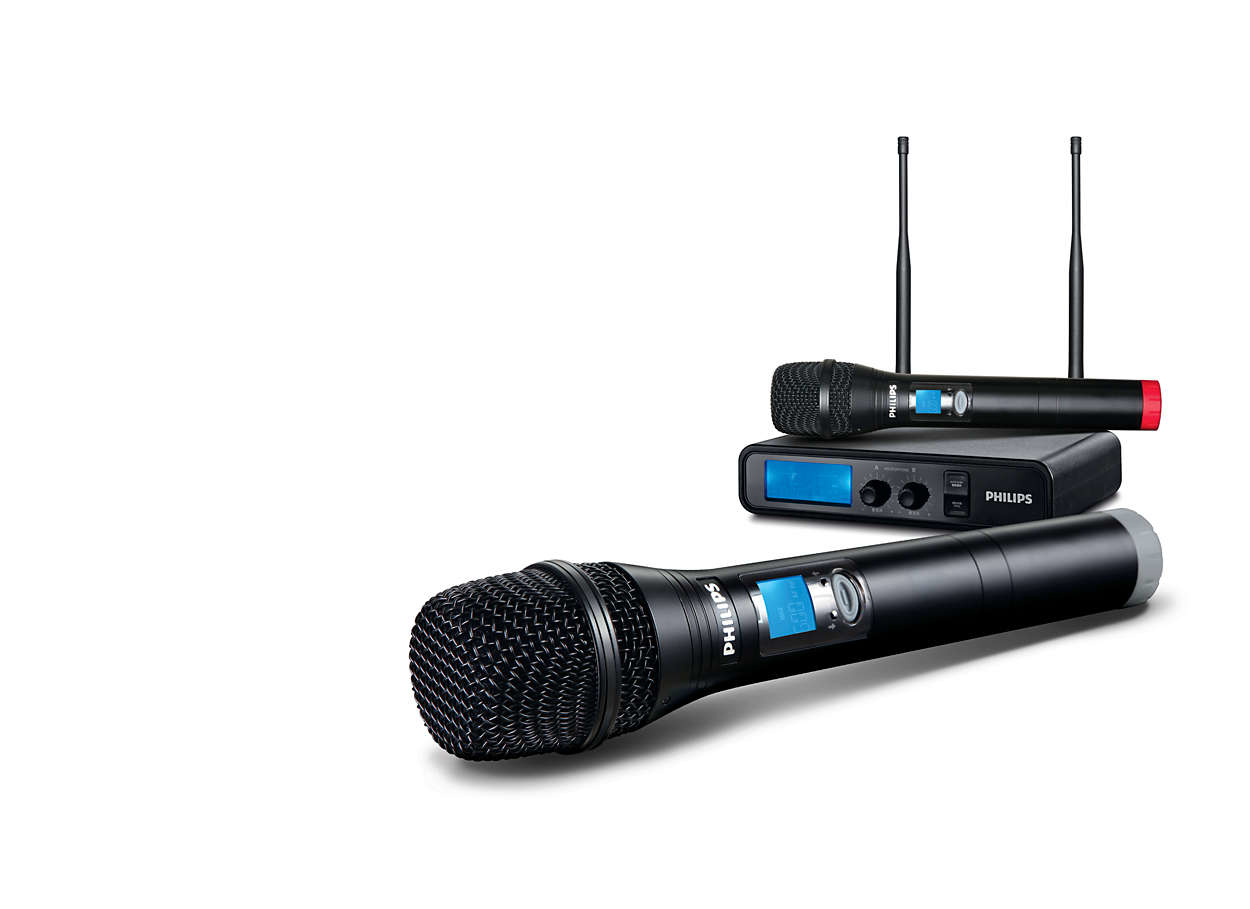 Philips SBCMD310/93 microphone Black Karaoke microphone