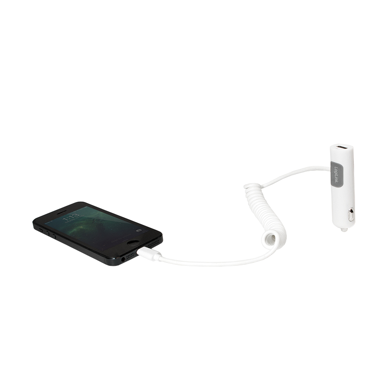 LogiLink PA0103 mobile device charger Universal White Cigar lighter Auto – image 3