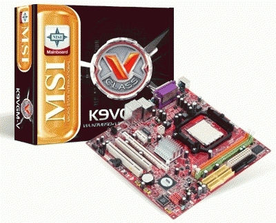 MSI K9VGM-V Socket AM2 micro ATX – image 2