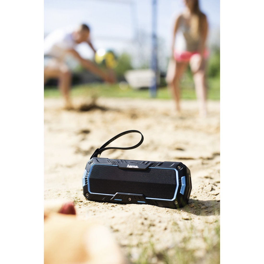 Hama Rockman-L Stereo portable speaker Black, Blue – image 6