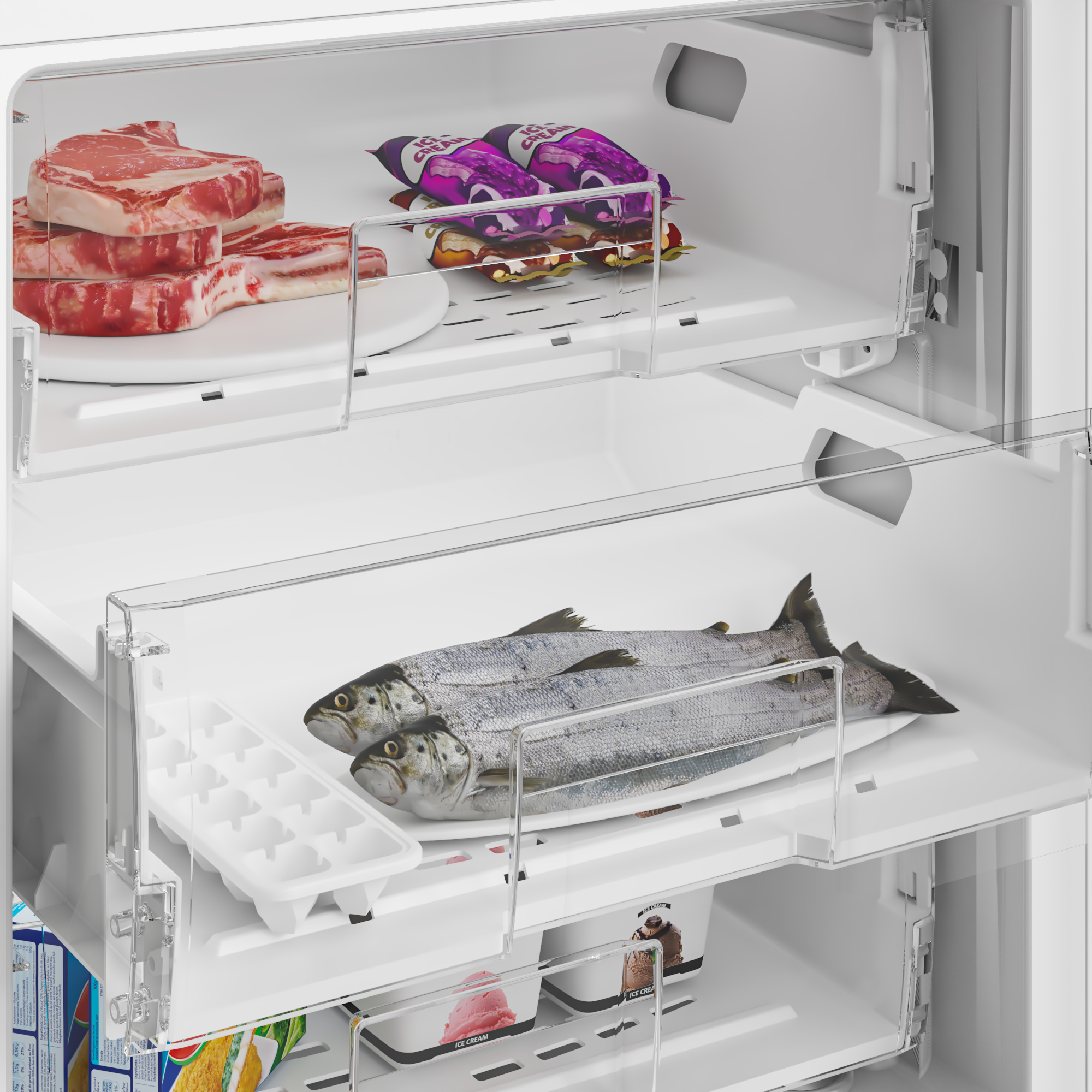 Beko BSF4682 Integrated Undercounter Freezer with Freezer Guard – image 6