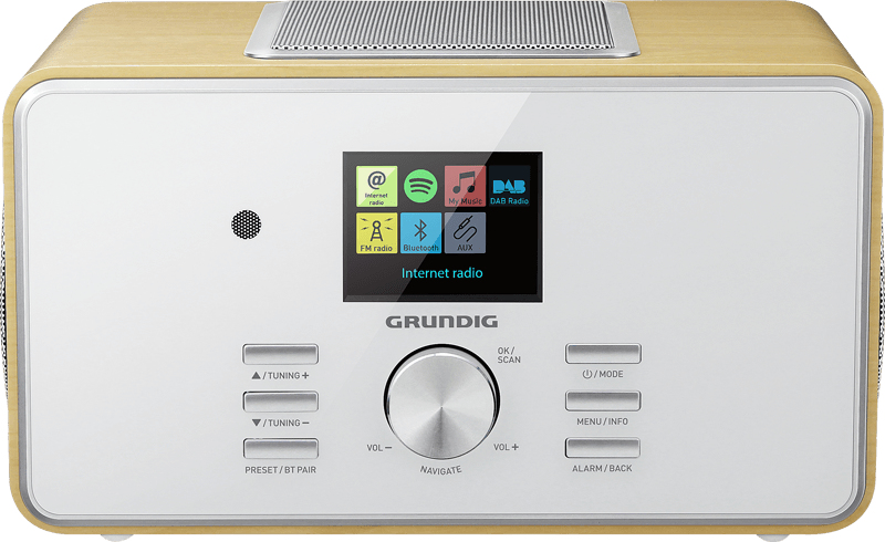 Grundig GIR1030 radio Internet White, Wood