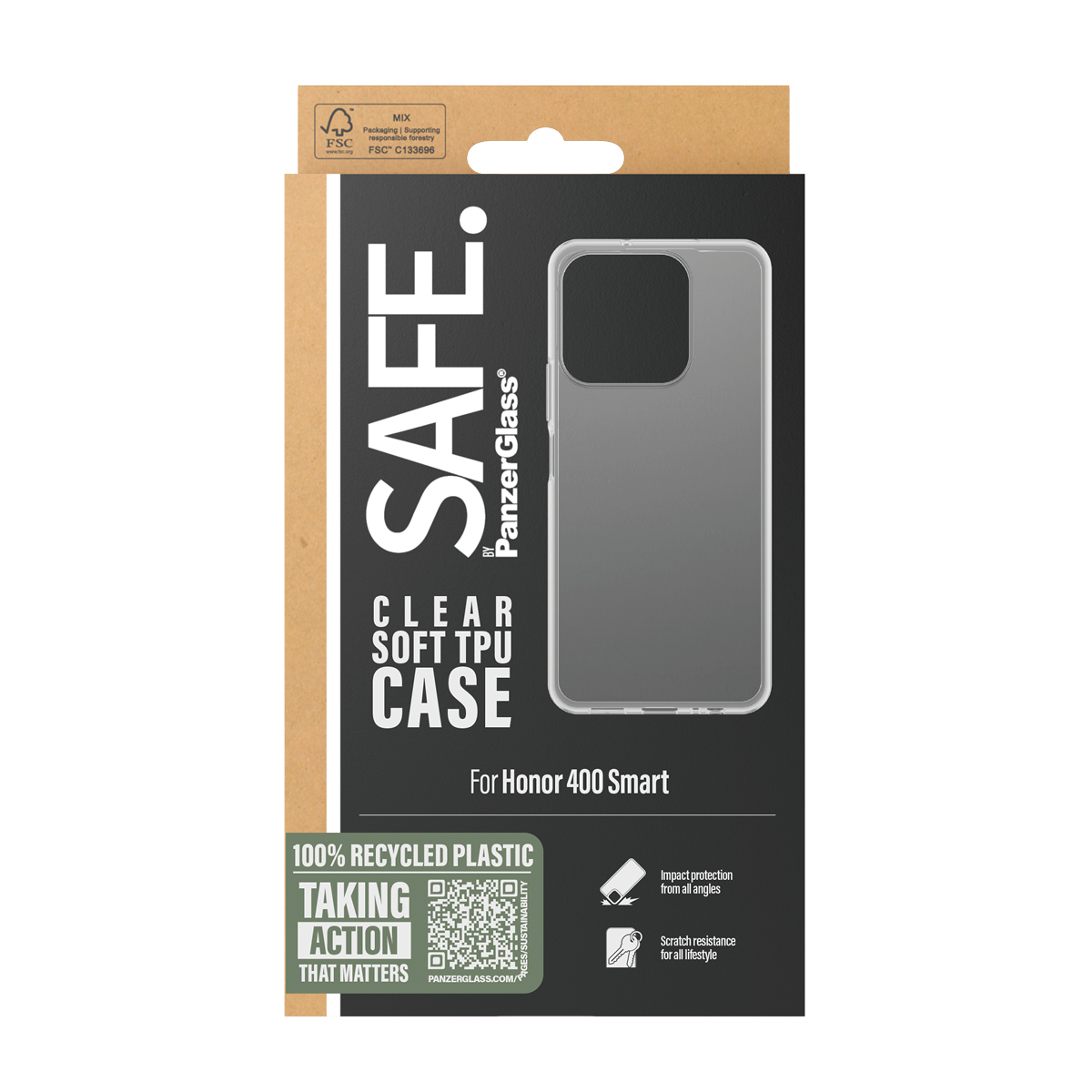 PanzerGlass SAFE. by PanzerGlass® Case Transparent Honor 400 Smart – image 3