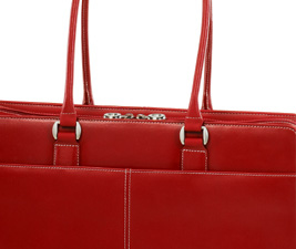 Targus 15" Elegant Leather Tote - Red – image 3