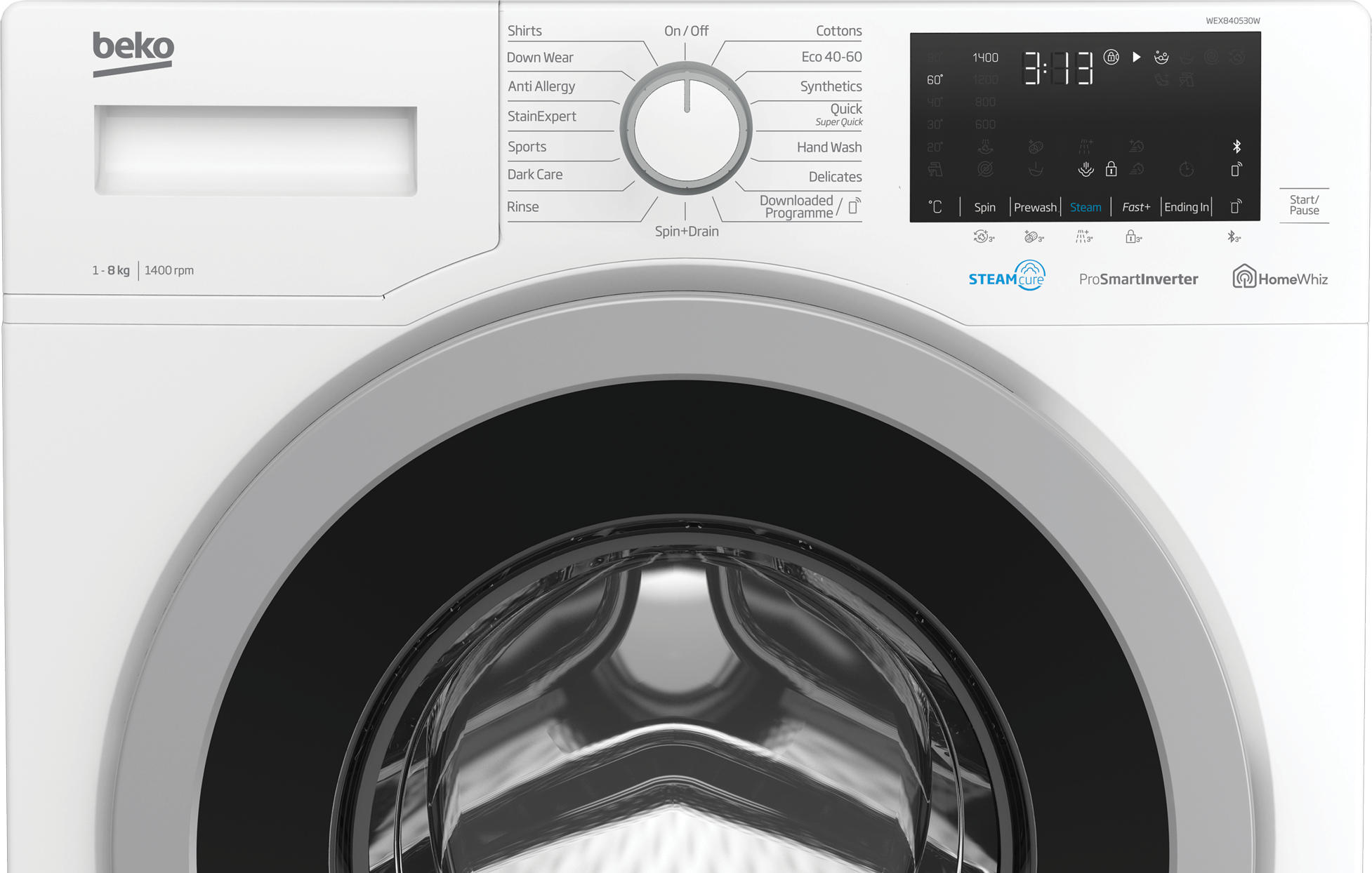 Beko WEX840530W washing machine Front-load – image 2