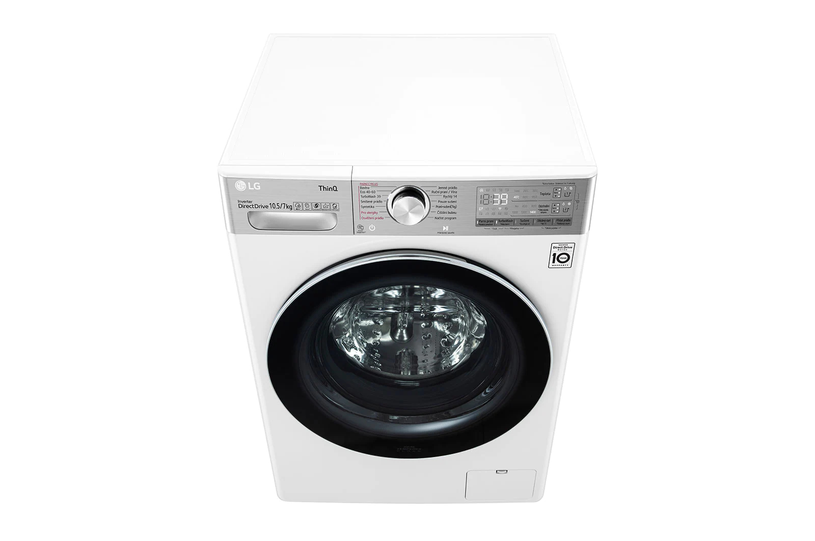 LG F104DV9RD2E washer dryer Freestanding Front-load White – image 9