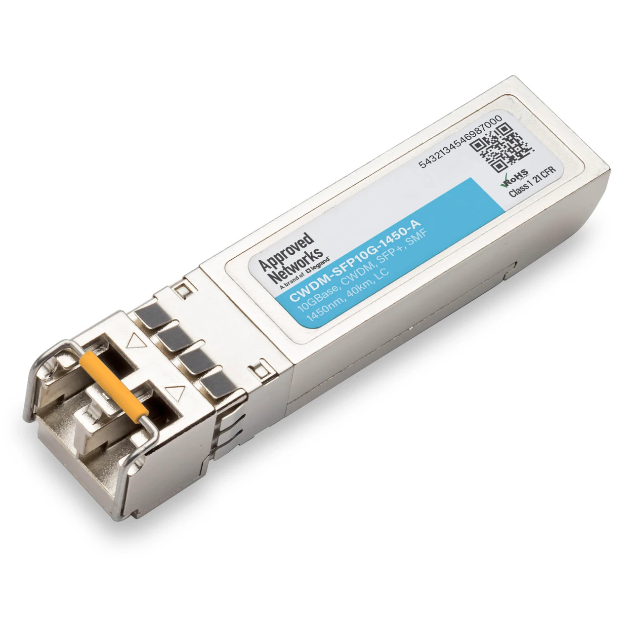 Legrand CWDM-SFP10G-1450-A network transceiver module Fiber optic 10 Mbit/s SFP+ 1450 nm