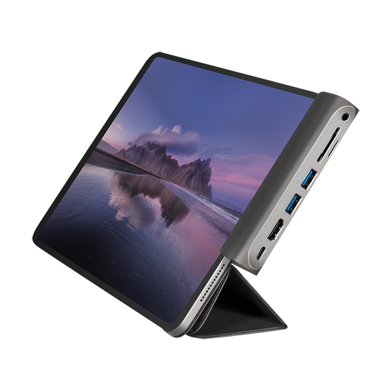 LogiLink UA0385 laptop dock/port replicator USB Type-C Black, Silver – image 5