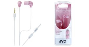 JVC HA-FX33G marshmallow pink