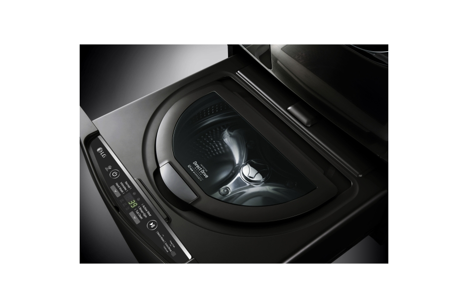 LG WD100CK washing machine Top-load 700 RPM Black – image 3