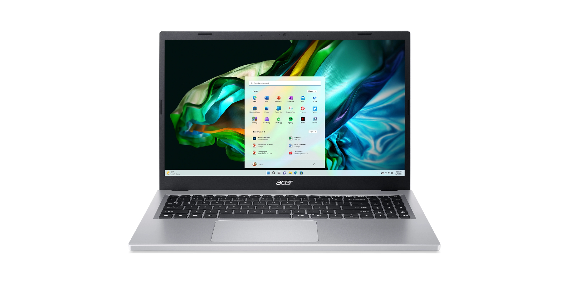 Acer Aspire 3 A315-24P-R2CT AMD Ryzen™ 5 7520U Laptop – image 1