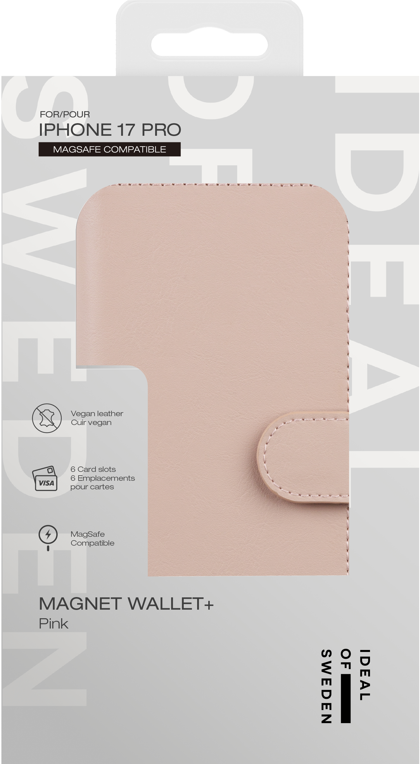 iDeal of Sweden Magnet Wallet+ MagSafe iPhone 17 Pro Pink – image 5