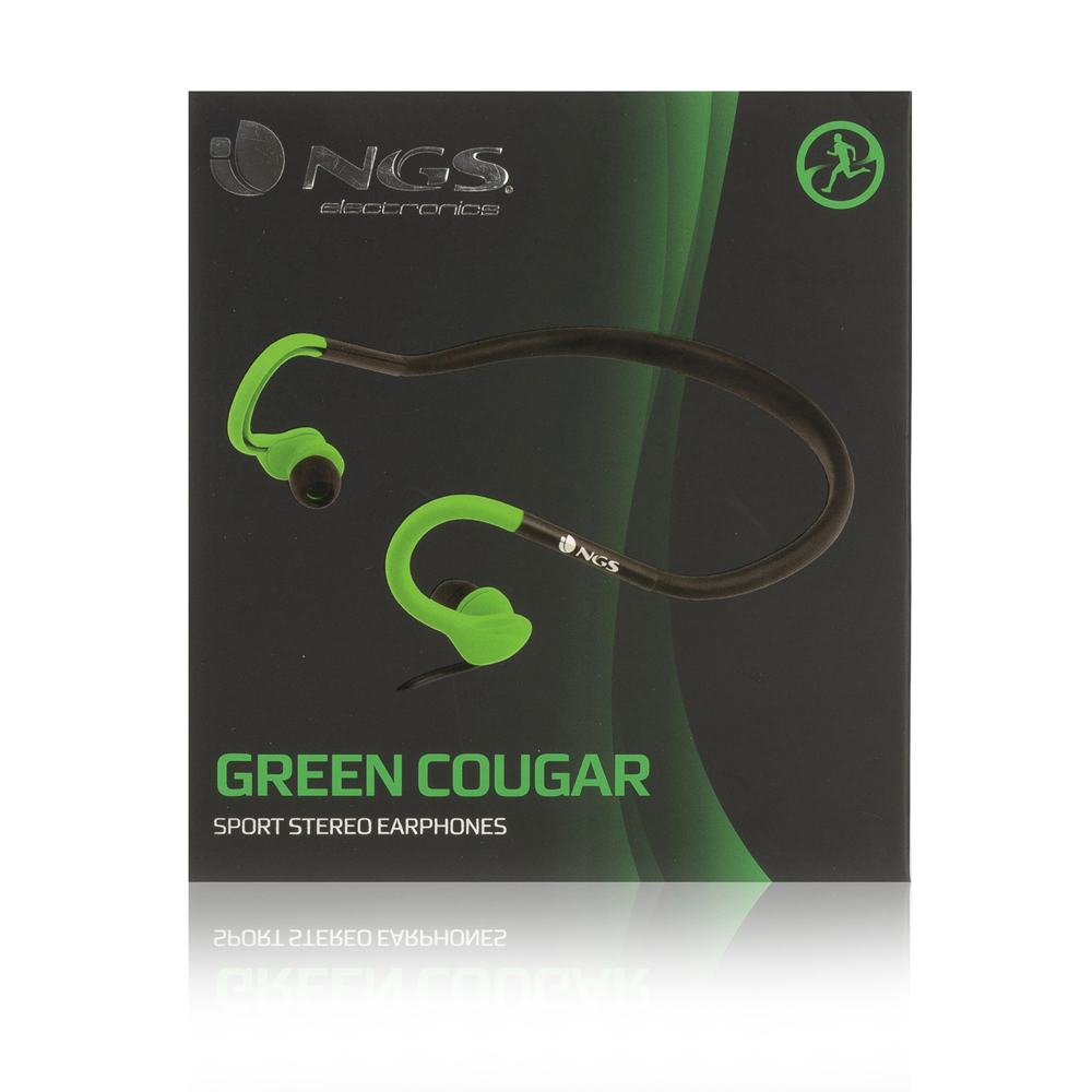 NGS REACOUGARGREEN Headphones Wired Ear-hook, Neck-band Music Green – image 2