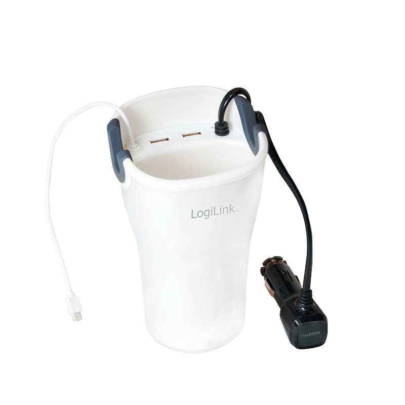 LogiLink PA0105 mobile device charger Mobile phone, Smartphone, Tablet White Cigar lighter Auto – image 1