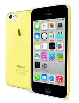 Celly CRYSTAL360Y mobile phone case Cover Yellow