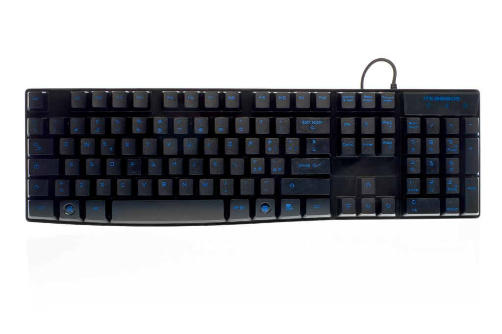 itek ITKB8805 keyboard Universal USB Italian Black – image 2