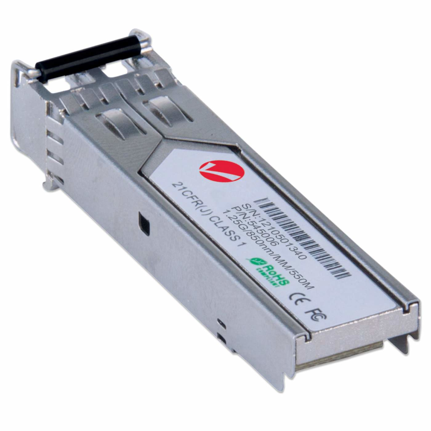 Intellinet Transceiver Module Optical, Gigabit Fiber SFP Mini-GBIC, 1000Base-Sx (LC) Multi-Mode Port, 550m, Wavelength 850nm, Ethernet, Fibre, MSA Compliant, Eq – image 4