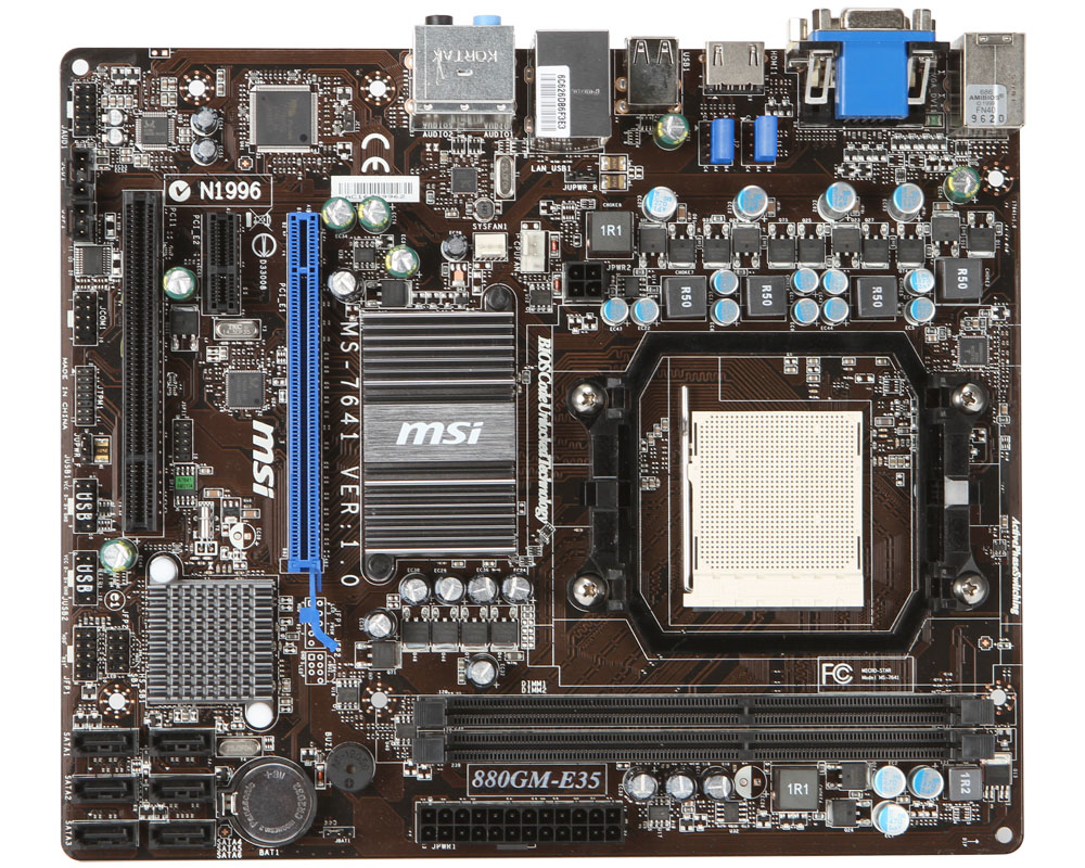 MSI 880GM-E35 motherboard AMD – image 2