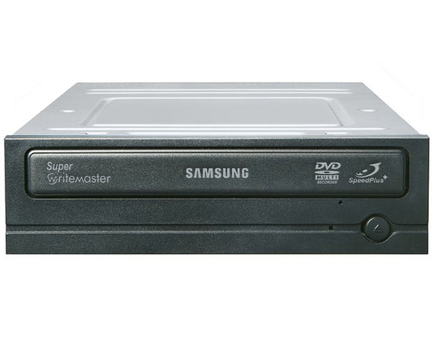 Samsung SpeedPlus™ DVD-Writer 20x, Black, Nero Software, 10-pk