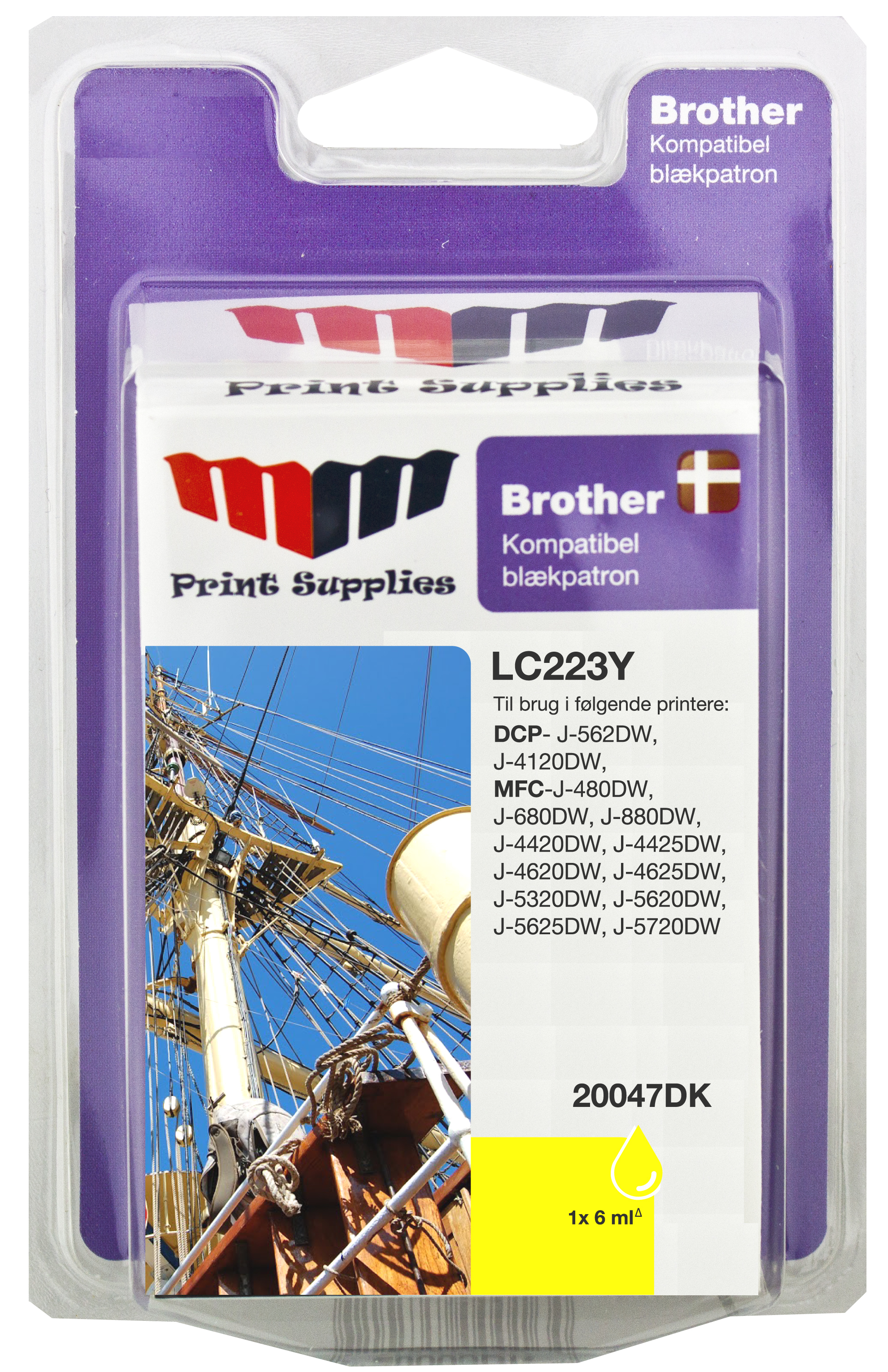 MM Yellow Inkjet Cartridge (LC223Y)