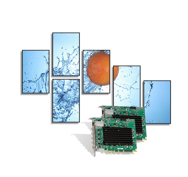 Matrox QuadHead2Go Q185 Multi-Monitor-Controller Card / Q2G-DP4K-C – image 9