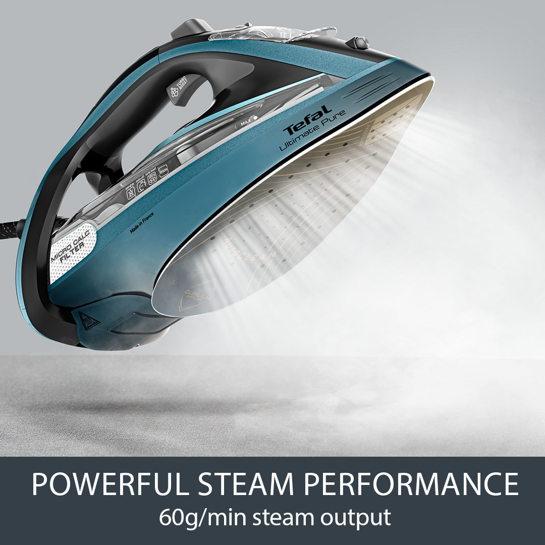 Tefal Ultimate Pure Steam Iron FV9853G0 - Blue – image 4