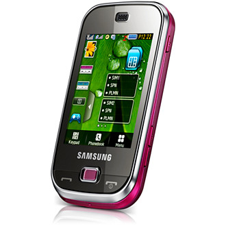 Samsung GT-B5722 7.11 cm (2.8") 105 g Black, Pink – image 3