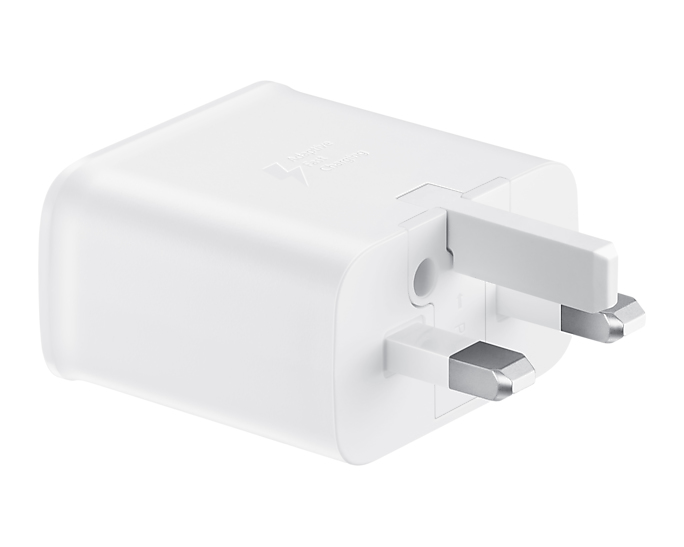 Samsung EP-TA200BWEGGB mobile device charger Headset, Smartphone, Smartwatch, Tablet White AC Fast charging Indoor – image 1