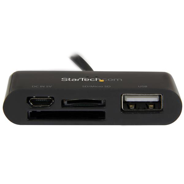 StarTech.com OTG USB Memory Card Reader Dongle for Mobile Devices - Supports SD & Micro SD Cards – image 4