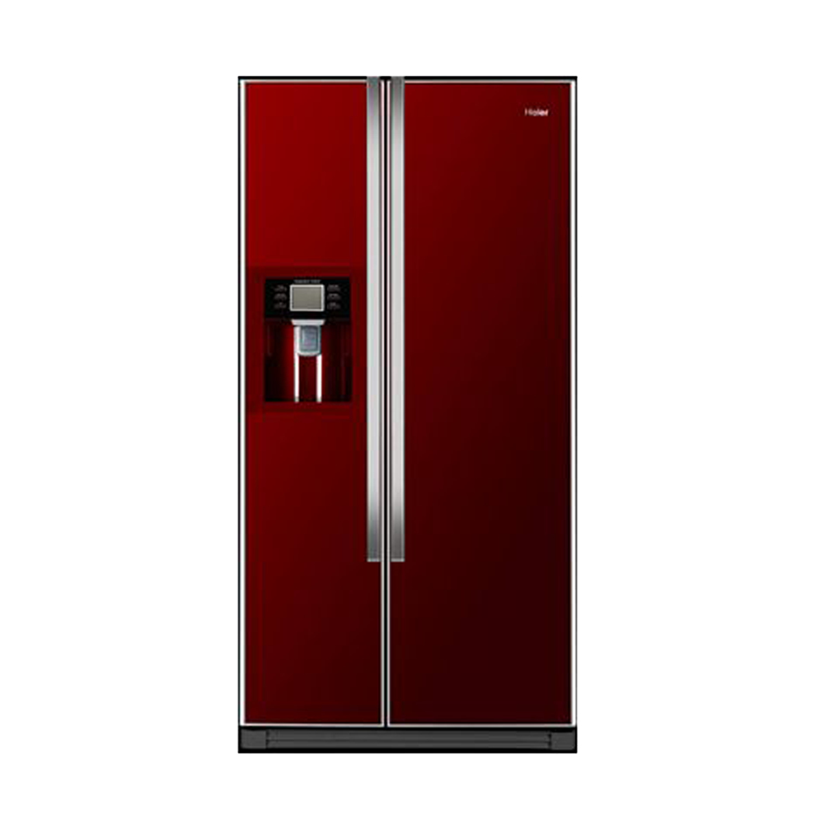 Haier HRF-663CJR side-by-side refrigerator Freestanding
