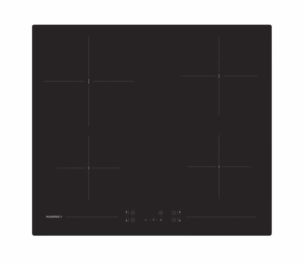 Rosieres RH64CT/1 hob Black Built-in Ceramic hob 4 zone(s)