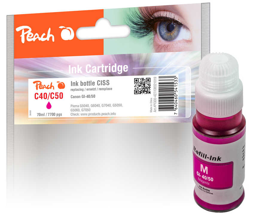 Peach PI100-427 ink cartridge 1 pc(s) Compatible Magenta