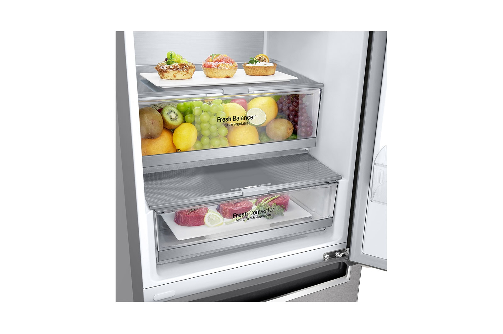 LG GBB72MBUBN fridge-freezer Freestanding – image 5