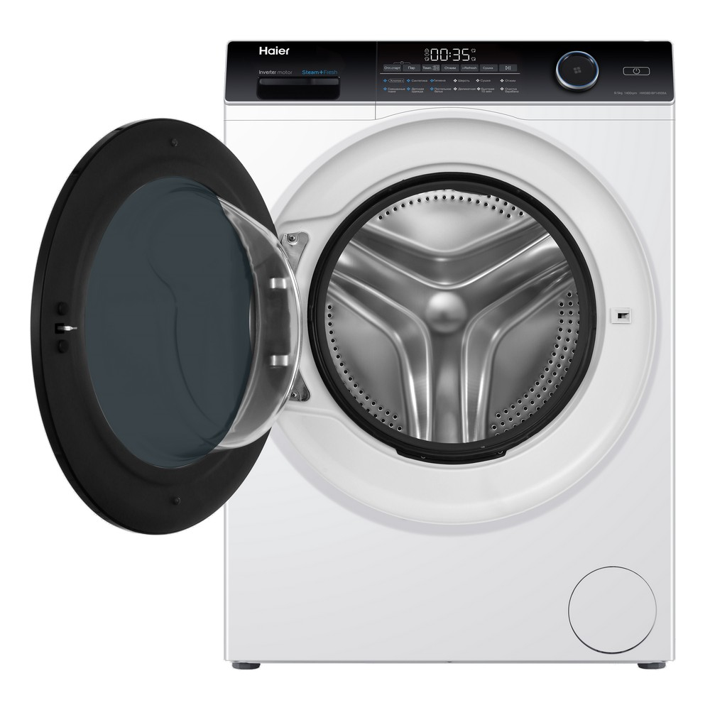 Haier 959A HWD80-BP14959A washer dryer Freestanding Front-load White – image 2