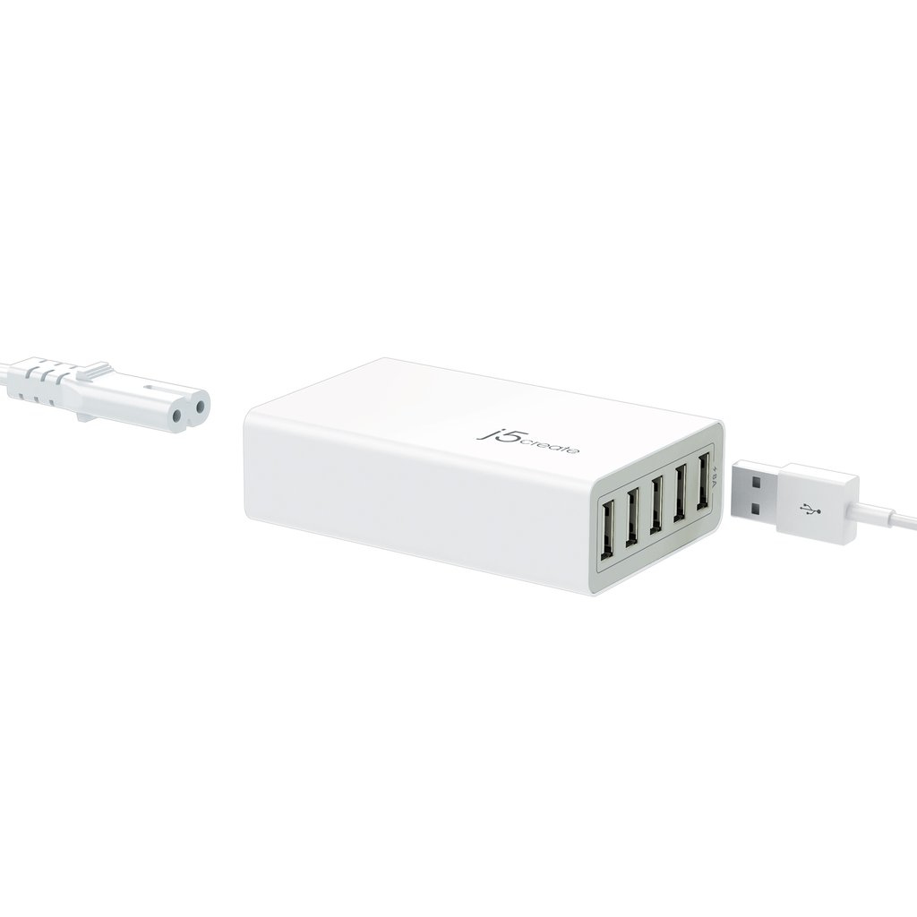 j5create JUP50 40W 5-Port USB Super Charger – image 3