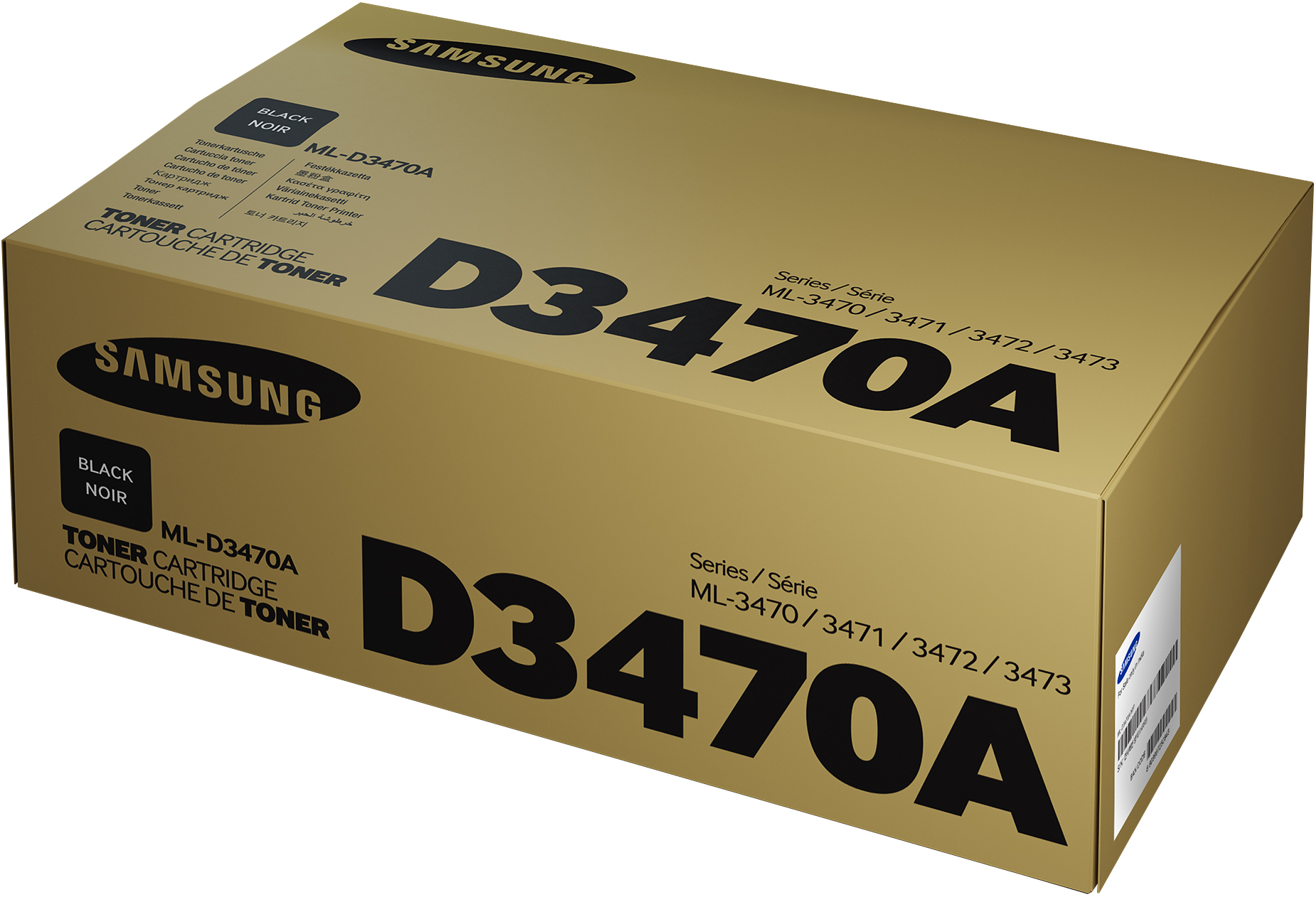 HP Samsung ML-D3470A Black Toner Cartridge – image 1
