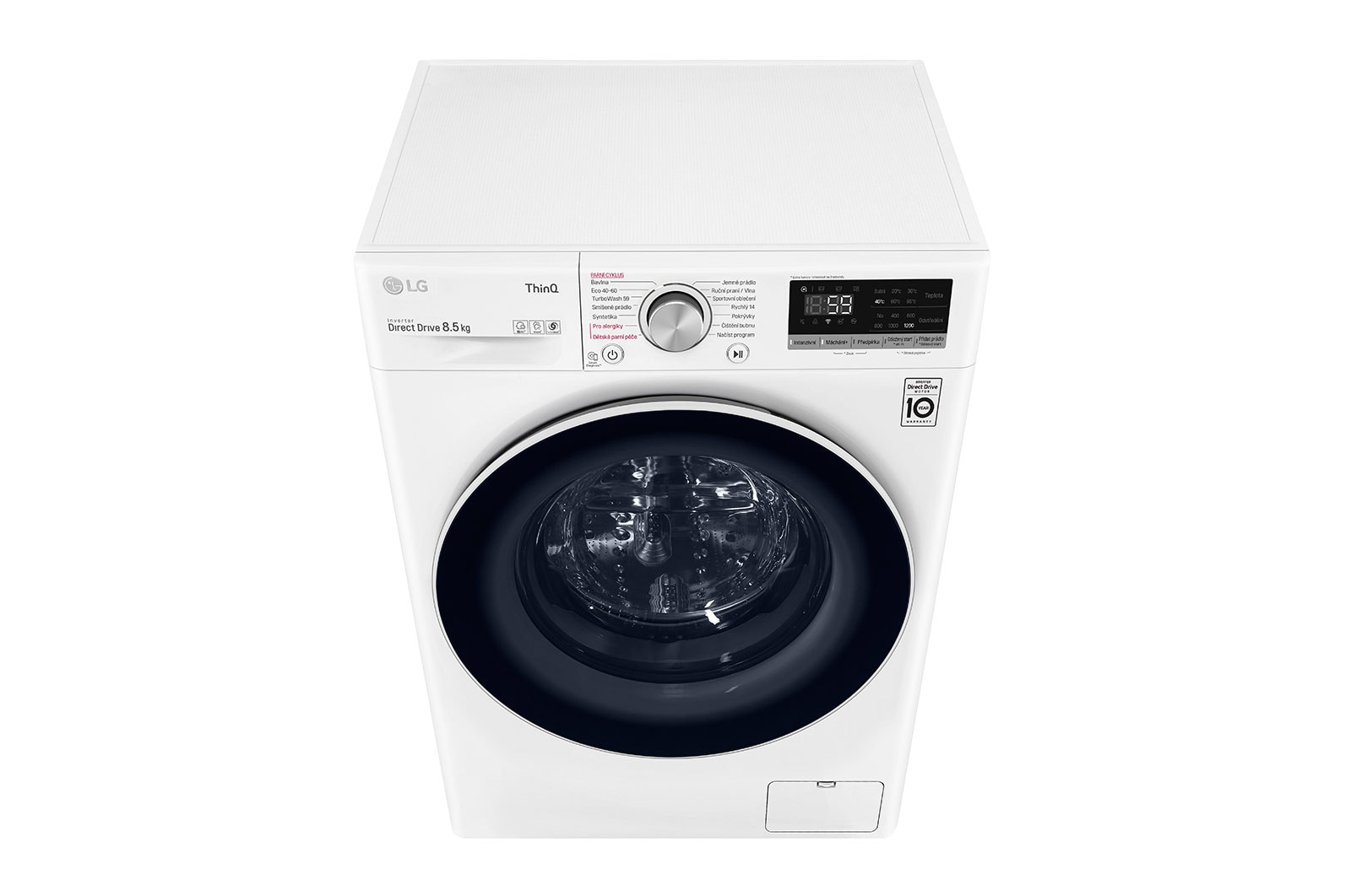 LG F28V5GY1W washing machine Front-load – image 8