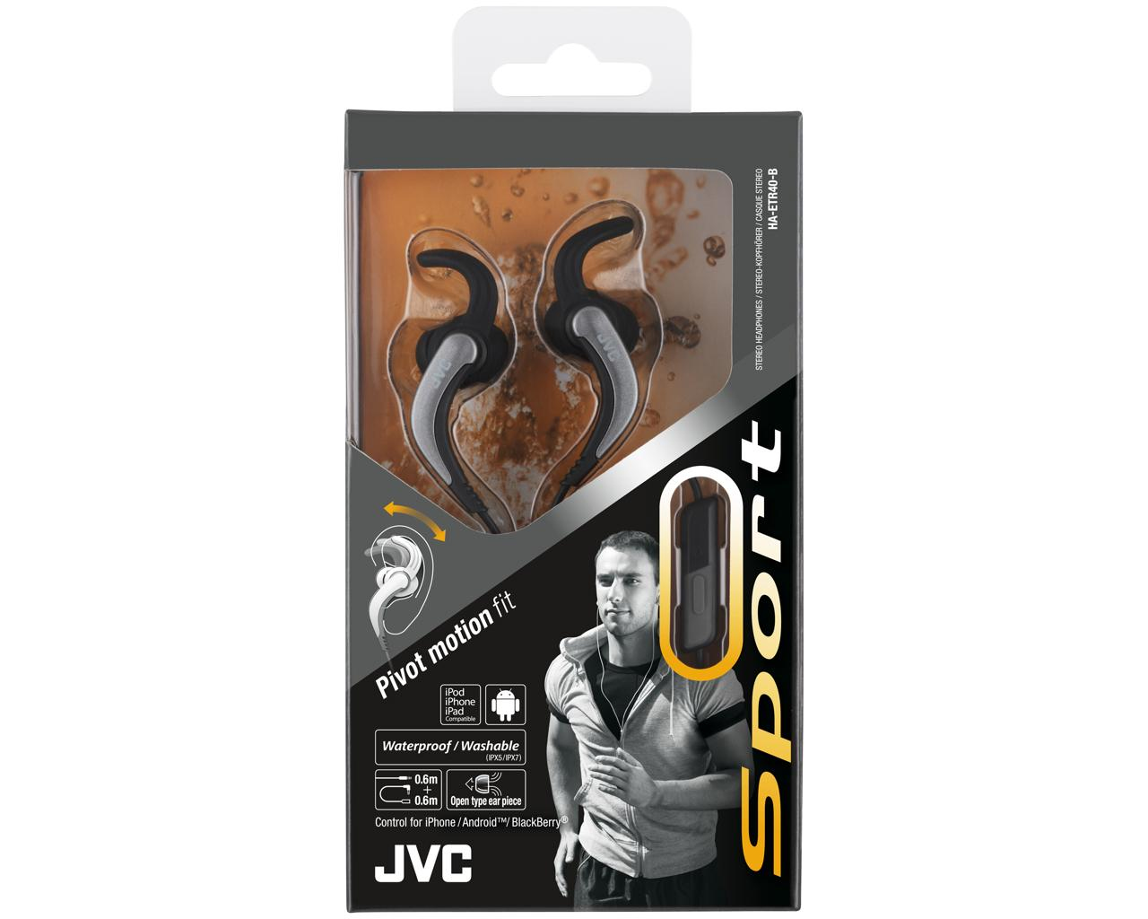 JVC HA-ETR40-B-E Inner ear headphones – image 2