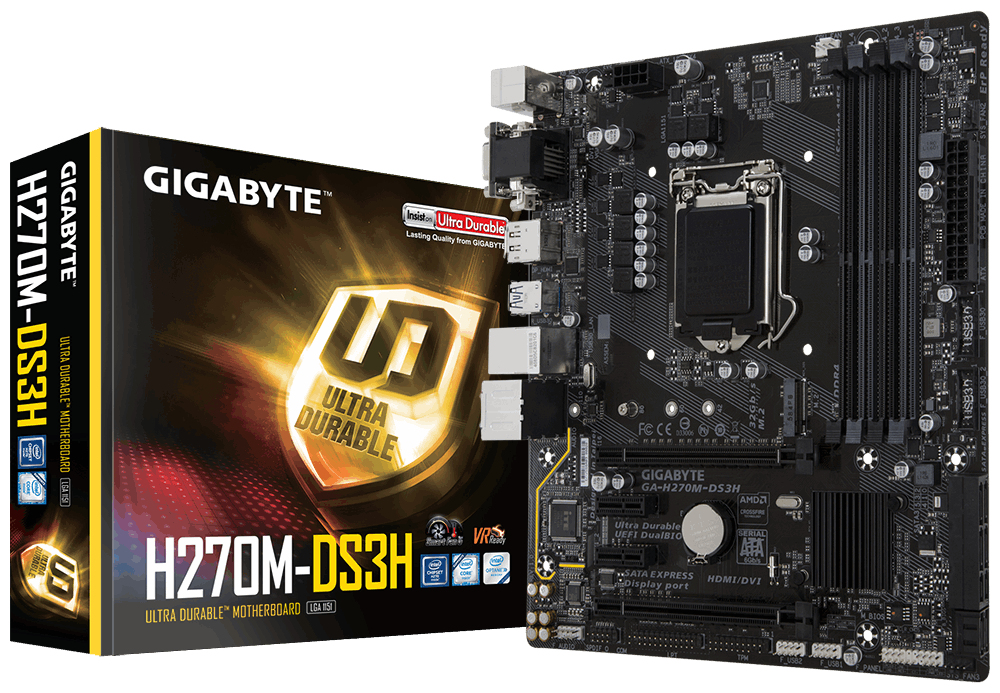 GIGABYTE GA-H270M-DS3H motherboard Intel® H270 LGA 1151 (Socket H4) micro ATX – image 5