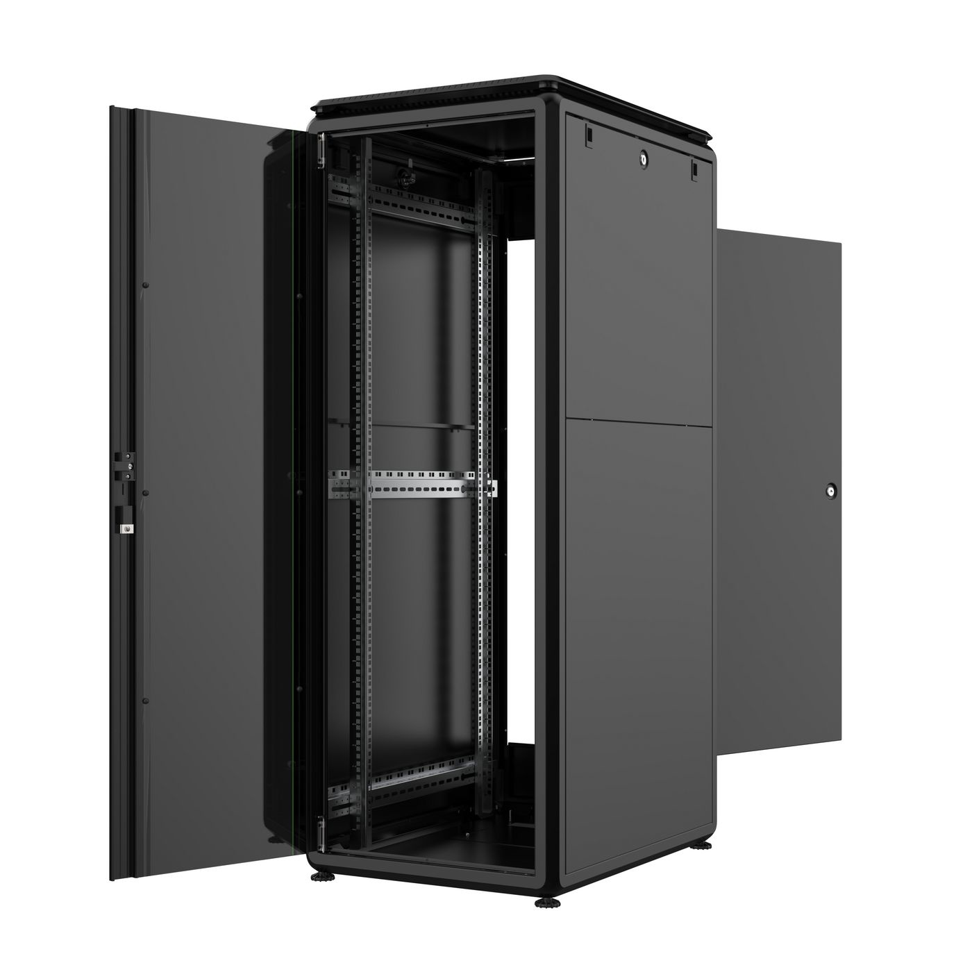 Lanview RDL32U68BL rack cabinet 32U Freestanding rack Black – image 2