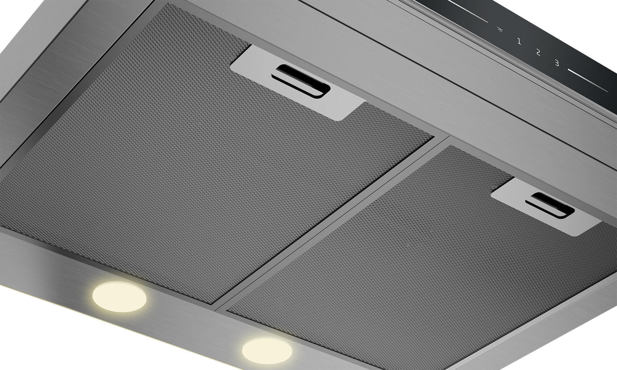 Beko BHCB63640B cooker hood Wall-mounted Black, Grey 627 m³/h – image 3