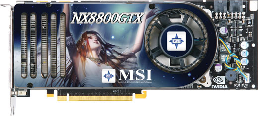 MSI Geforce 8800GTX - 768MB, DDR3, PCI-E, HDMI
